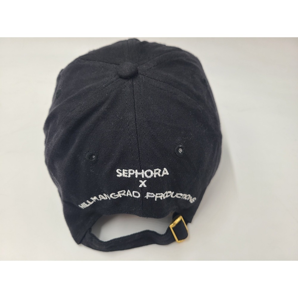 Women Sephora x Hillman Grad Productions Strapback Adjustable Hat Cap Dad Black - Picture 8 of 11